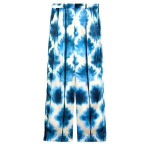 Zara satin effect printed pants